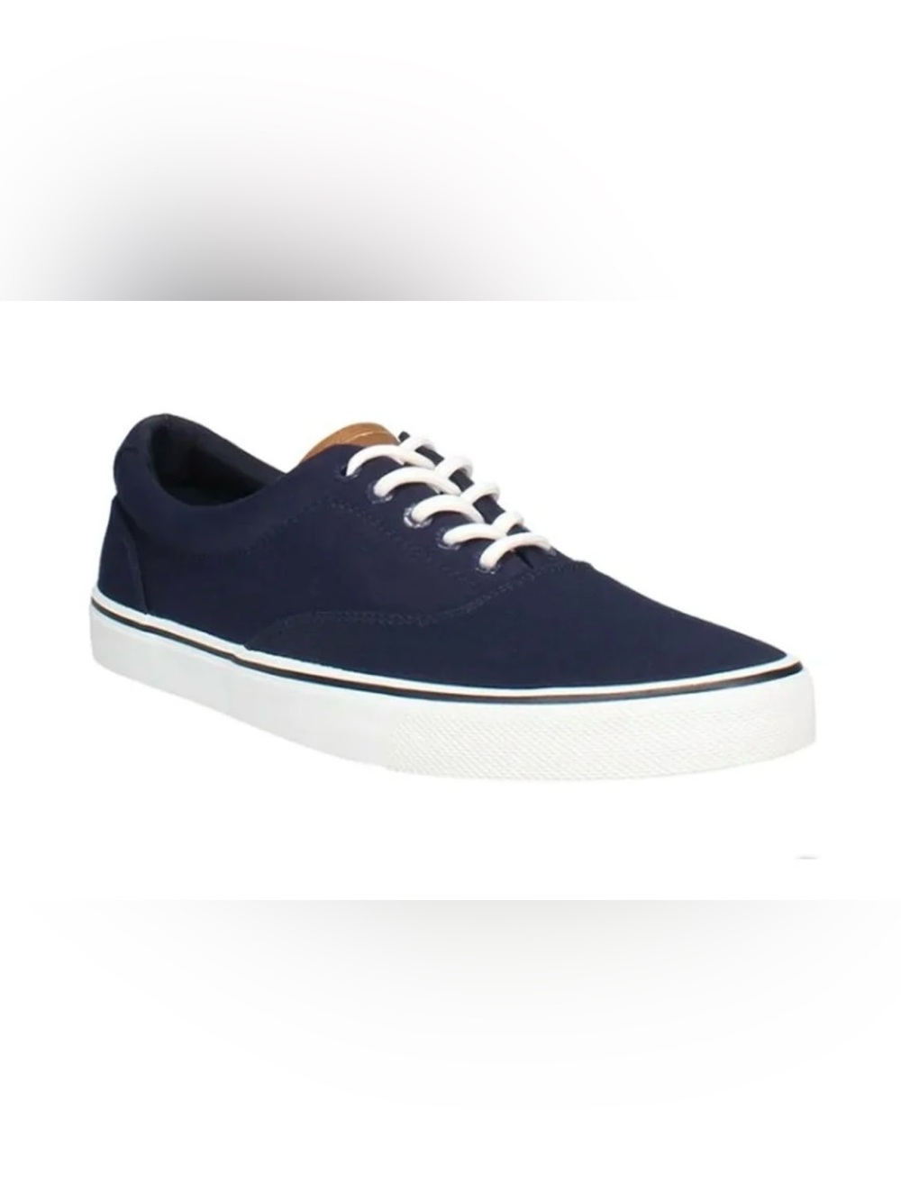 Izod Men’s Navy Blue Lace-Up Casual Canvas Shoes. Size 10. New with tags - Picture 7 of 10